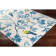 Rain Rai-1275 Indoor Outdoor Bright Blue Rug in Various Sizes Sale