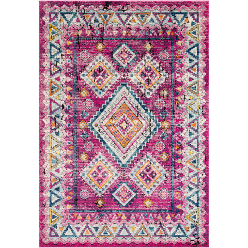 Dersim Bright Pink Rug in Various Sizes For Discount