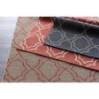 Alfresco Indoor Outdoor Olefin Rust Rug in Various Sizes on Sale