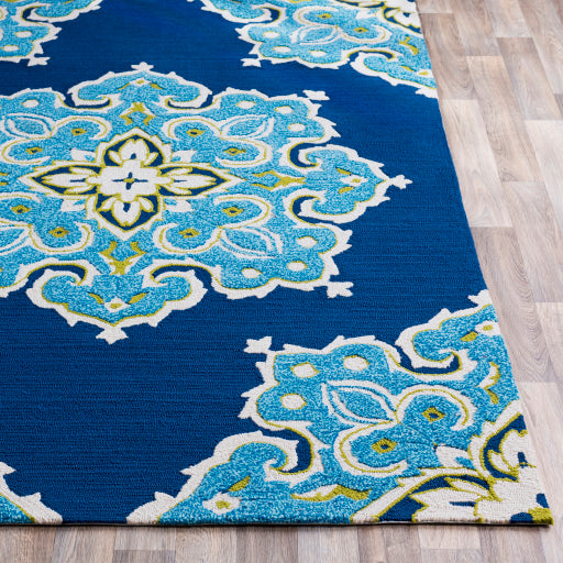 Skye Indoor Outdoor Navy Rug in Various Sizes Cheap