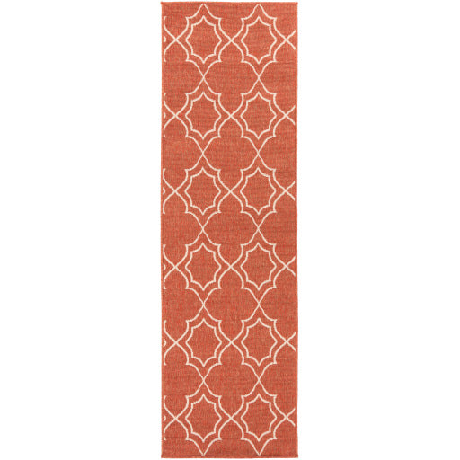 Alfresco Indoor Outdoor Olefin Rust Rug in Various Sizes on Sale