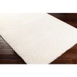 Deluxe Shag White Rug in Various Sizes Hot on Sale