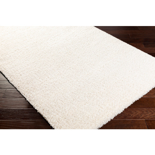 Deluxe Shag White Rug in Various Sizes Hot on Sale