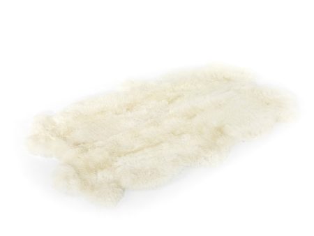 Lalo Lambskin Rug, Cream Supply