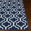 Seville Dark Blue Rug in Various Sizes Online Hot Sale