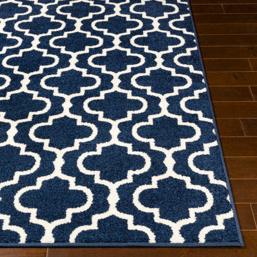 Seville Dark Blue Rug in Various Sizes Online Hot Sale