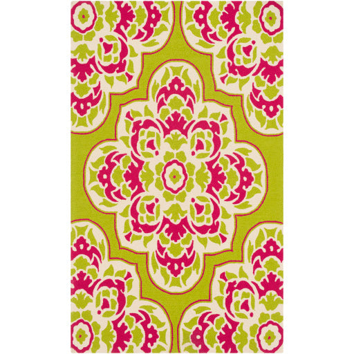 Rain Rai-1266 Indoor Outdoor Lime Rug in Various Sizes Online Sale