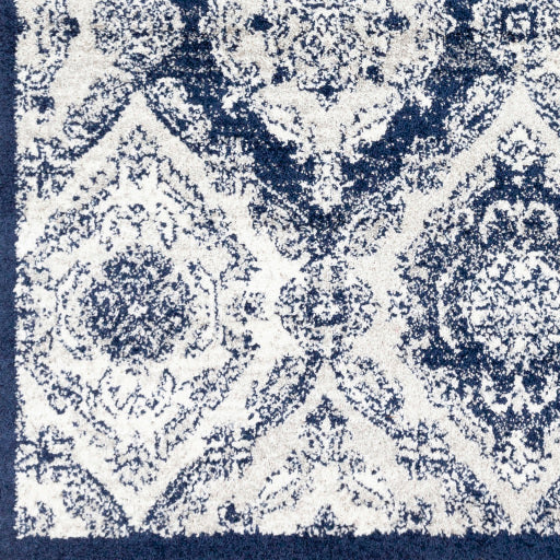 Seville Sev-2304 Dark Blue Rug in Various Sizes Online Hot Sale