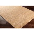 Costa Jute Khaki Rug in Various Sizes For Cheap