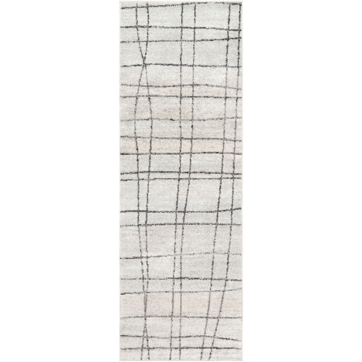 Elaziz Elz-2329 Light Gray Rug in Various Sizes For Sale