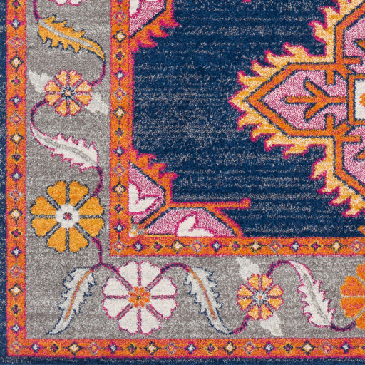 Harput Hap-1037 Dark Blue Rug in Various Sizes Online Sale