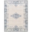 Roma Rom-2345 Dark Blue Rug in Various Sizes Hot on Sale