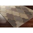 Pollack Wool Khaki Rug in Various Sizes Discount