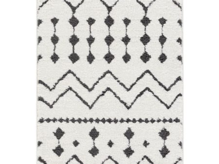 Moroccan Shag Mcs-2309 Black Rug in Various Sizes Online