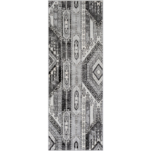 Monaco Black Rug in Various Sizes Discount