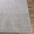 Roma Rom-2340 Medium Gray Rug in Various Sizes For Sale