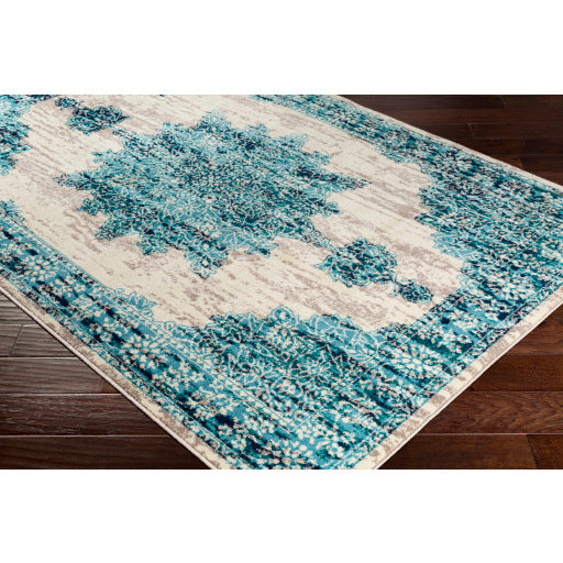 Paramount Aqua Rug in Various Sizes Fashion