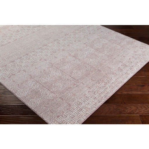 Claude Wool Rose Rug in Various Sizes For Sale