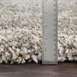 Serengeti Shag Taupe Rug in Various Sizes Online Hot Sale