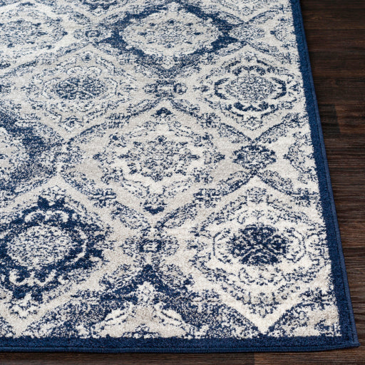 Seville Sev-2304 Dark Blue Rug in Various Sizes Online Hot Sale