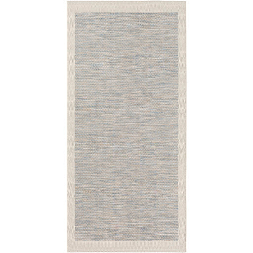 Santa Cruz Indoor Outdoor Bright Blue Rug in Various Sizes For Sale