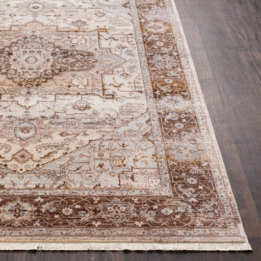 Ephesians Dark Brown Rug in Various Sizes Online Hot Sale