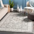 Quatro Qua-2315 Light Gray Rug in Various Sizes Cheap