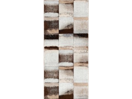 Santa Monica Dark Brown Rug in Various Sizes Online Hot Sale