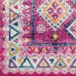 Dersim Bright Pink Rug in Various Sizes For Discount