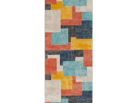 City Cit-2342 Coral Rug in Various Sizes Hot on Sale