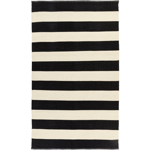 Picnic Indoor Outdoor Pvc Black Rug in Various Sizes Fashion