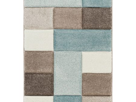 Santa Monica Aqua Rug in Various Sizes Hot on Sale