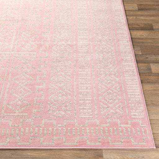 Ustad Pale Pink Rug in Various Sizes Hot on Sale