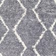 Maroc Shag Mrs-2306 Medium Gray Rug in Various Sizes For Discount