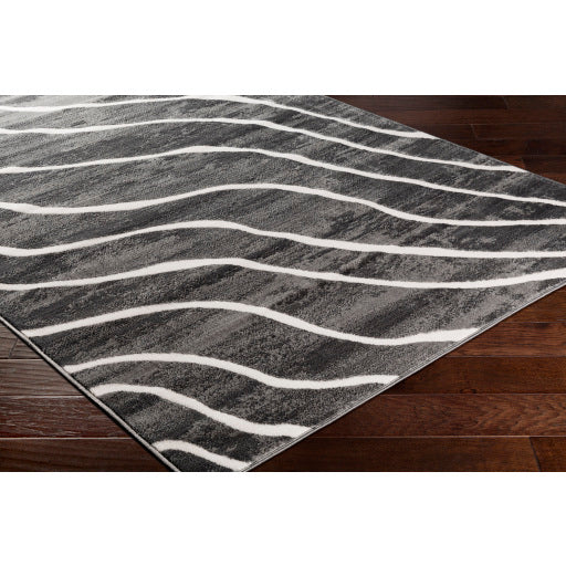 Rabat Rbt-2310 Charcoal Rug in Various Sizes on Sale