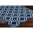 Seville Dark Blue Rug in Various Sizes Online Hot Sale