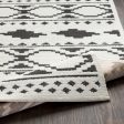 Moroccan Shag Black Rug in Various Sizes Hot on Sale