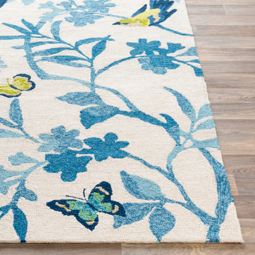 Rain Rai-1275 Indoor Outdoor Bright Blue Rug in Various Sizes Sale