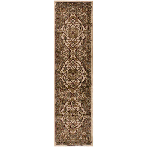 Riley Rly-5038 Dark Brown Rug in Various Sizes Fashion