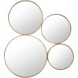 Sophie Metal Gold Mirror 2 4 H x 2 2 W Discount