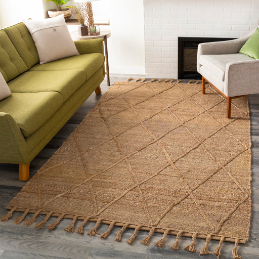 Saba Jute Khaki Rug in Various Sizes Online now