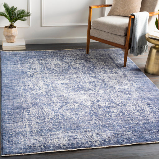 Lincoln Lic-2305 Navy Rug in Various Sizes Online Sale