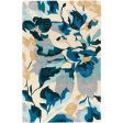 Rivera Teal Rug in Various Sizes For Sale