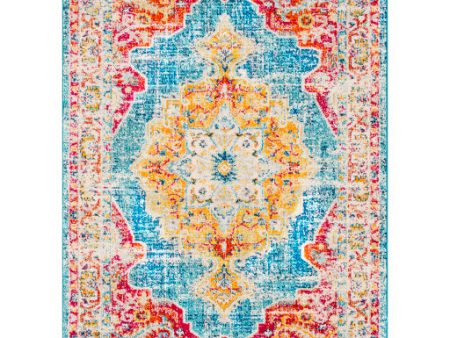 Morocco Teal Rug in Various Sizes For Discount