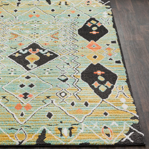 Moroccan Shag Aqua Rug in Various Sizes Online