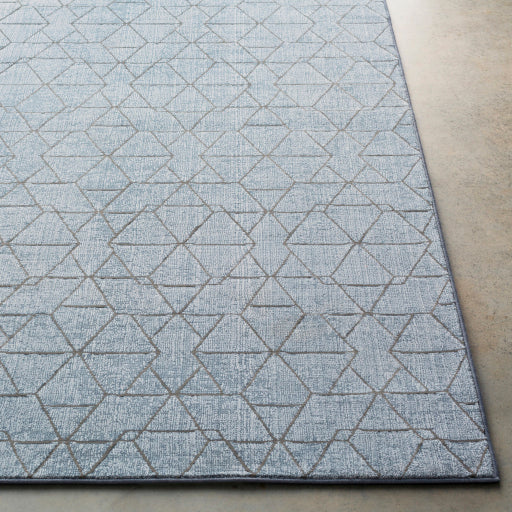 Contempo Cpo-3732 Pale Blue Rug in Various Sizes Sale