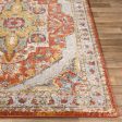 Ankara Burnt Orange Rug in Various Sizes on Sale