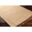 Saba Jute Wheat Rug in Various Sizes For Cheap