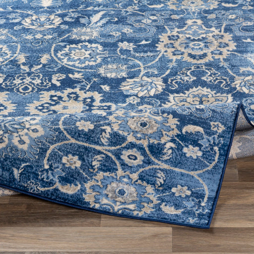 Monaco Moc-2307 Bright Blue Rug in Various Sizes Online Hot Sale