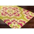 Rain Rai-1266 Indoor Outdoor Lime Rug in Various Sizes Online Sale